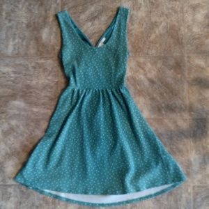 Lauren Conrad Open Back Polka Dot Dress